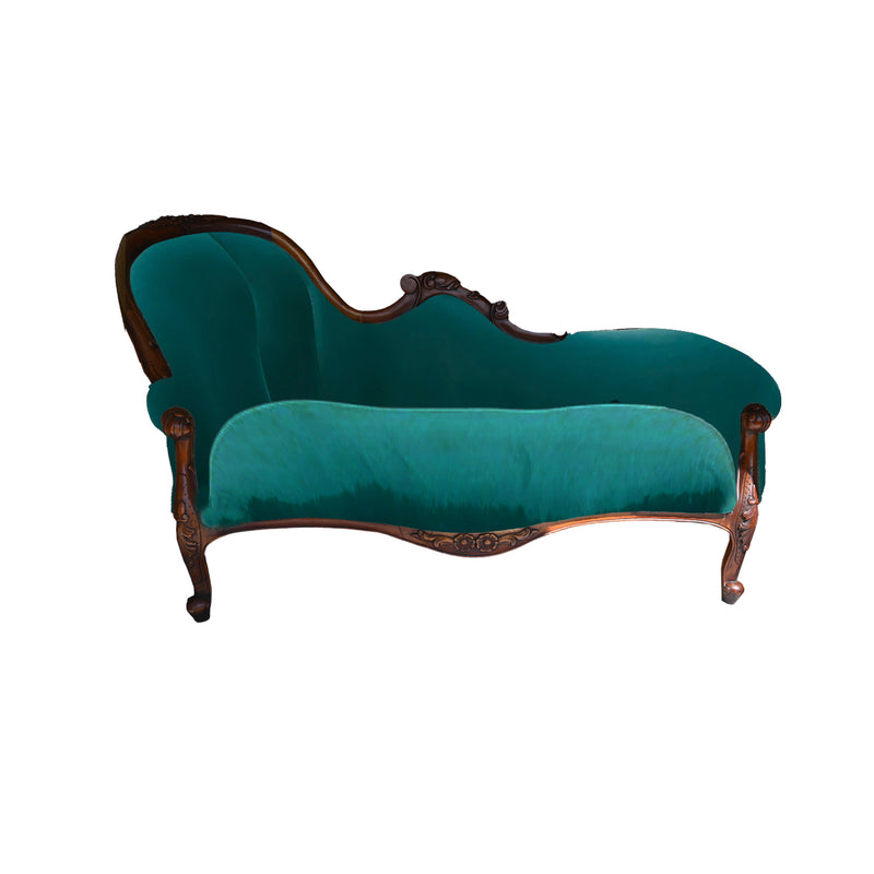 PEACOCK TEAL PISSETTE CHAISE